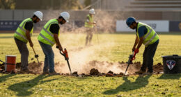 Sweden's World Cup Training Base Temporarily Used by Demolition Crew During FC Dallas Renovations