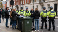 Police officer injured, arrests made amid London disorder after France beat Morocco