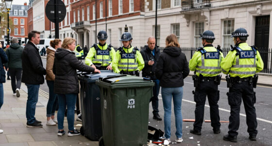 Police officer injured, arrests made amid London disorder after France beat Morocco